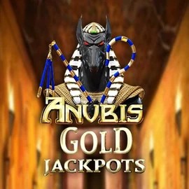 Anubis Gold Jackpots slot visual from Inspired Gaming available on rainsbet.net
