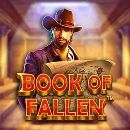 Book Of Fallen online game logo by Pragmatic Play on rainsbet.net