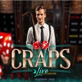 Live Craps logo – Live Casino by Evolution at Rainbet Casino